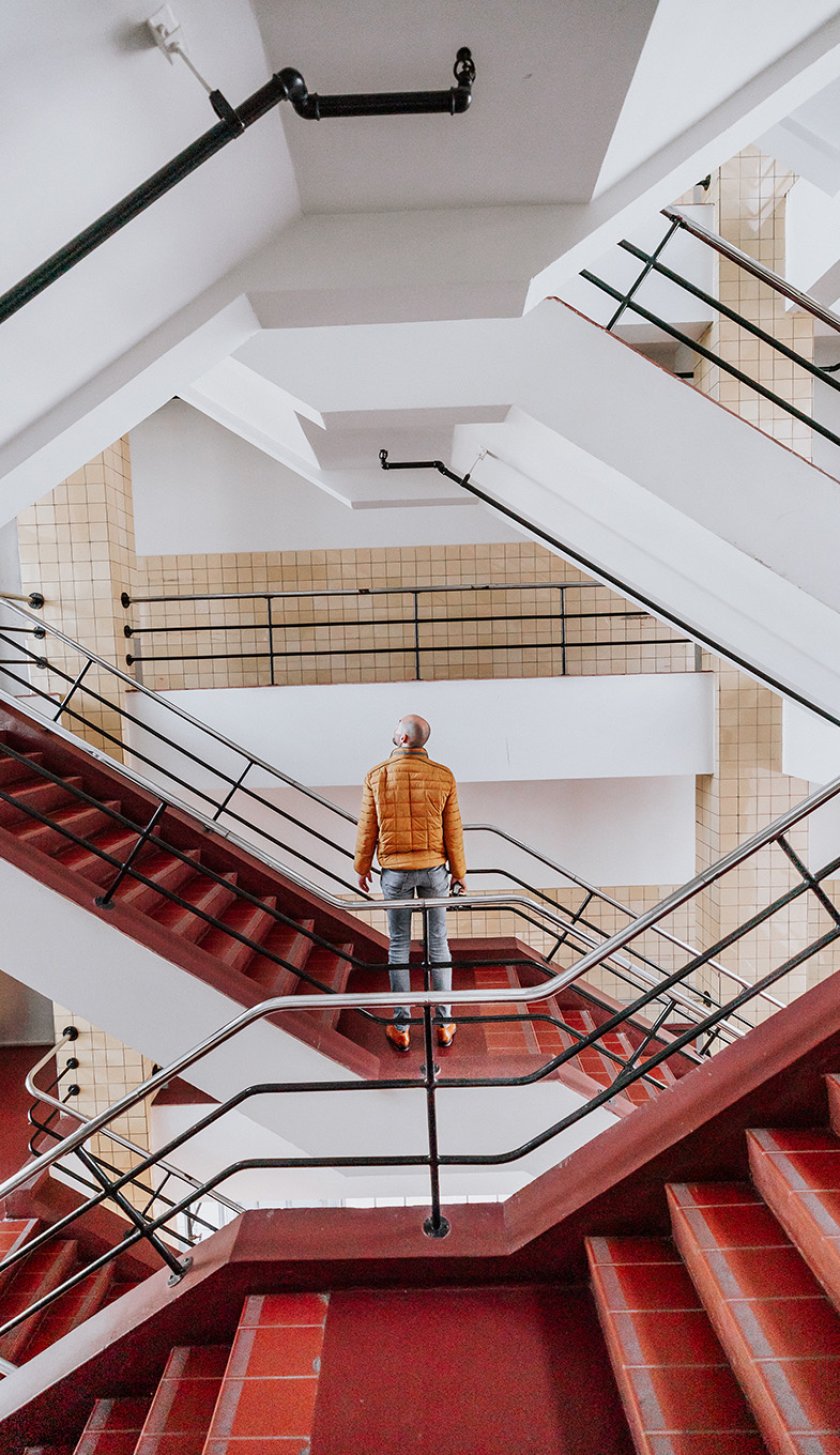 Stairwell Van Nelle Factory Rotterdam