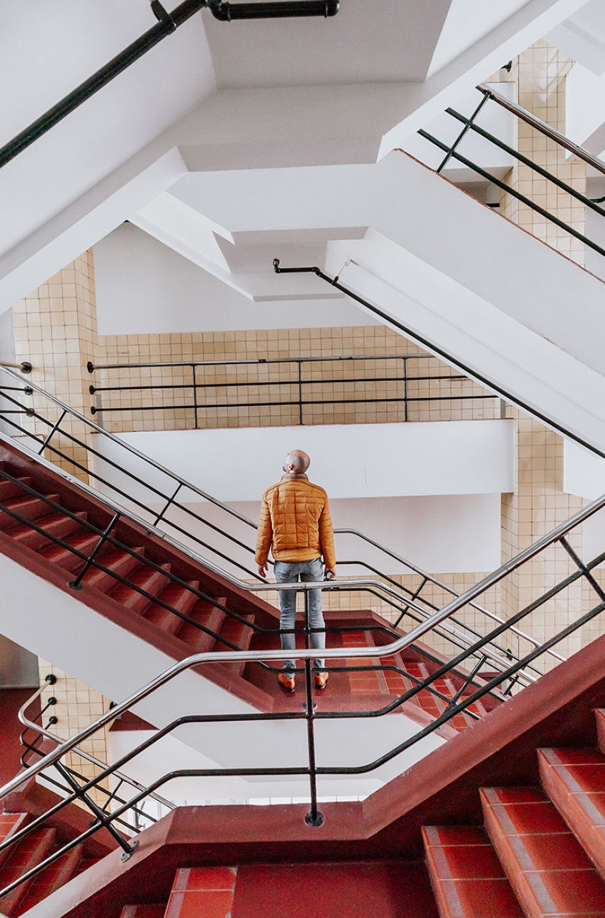 Stairwell Van Nelle Factory Rotterdam