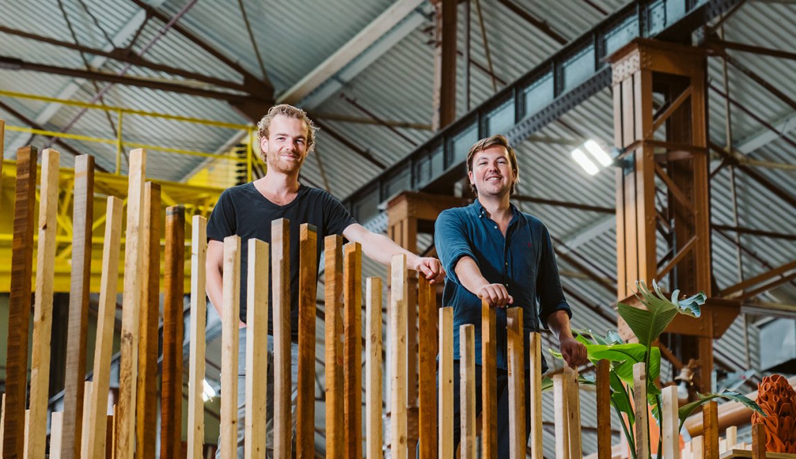 Urban Reef portrait of Pierre Oskam and Max Latour 