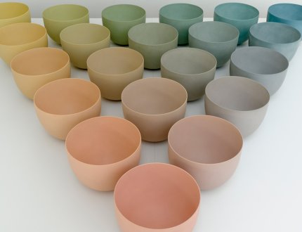 Geert Lap ceramic forms, Design Museum Den Bosch collection