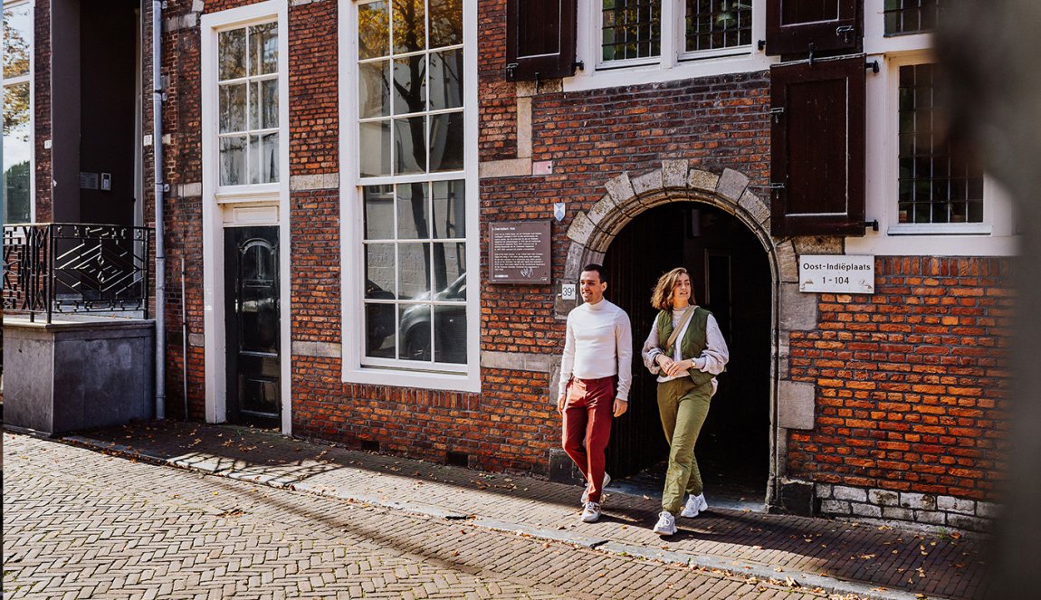 Couple at Rijksmonument Oost-Indisch Huis Delft