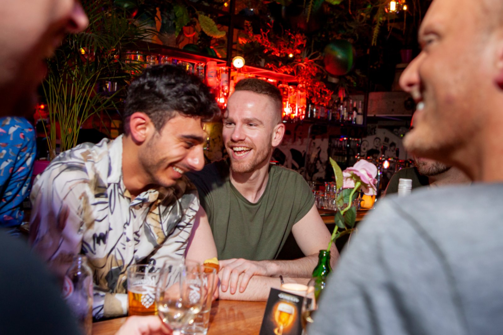 Gaybar Ferry Rotterdam socializing at the bar