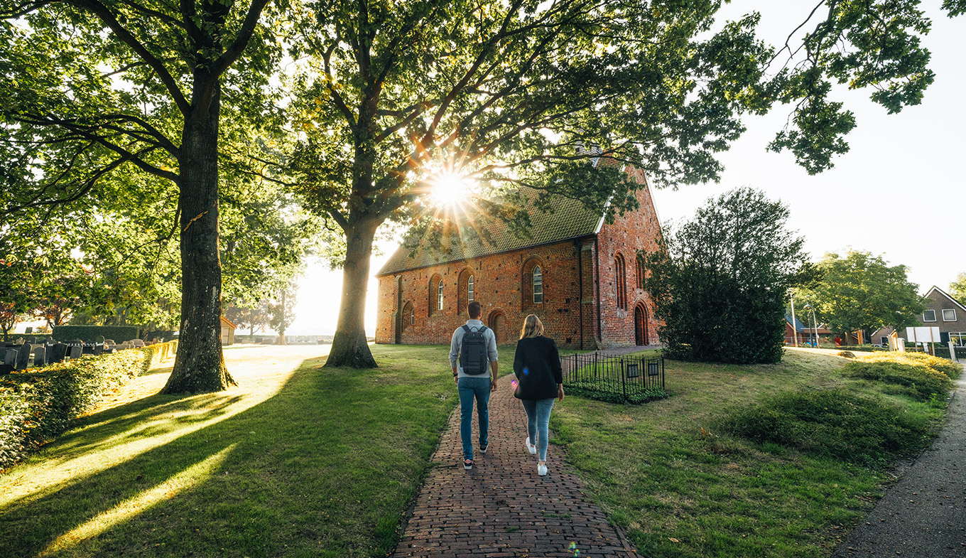 Church of artist village Zweeloo