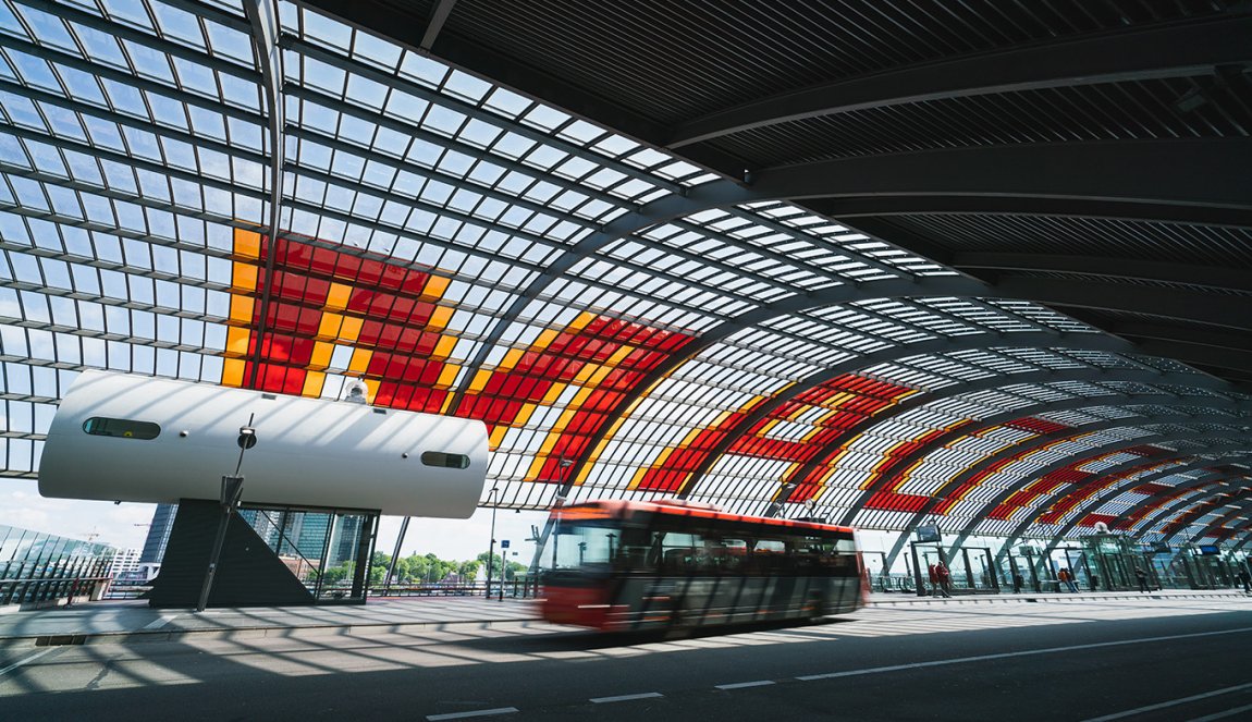 Bus station Amsterdam Centraal