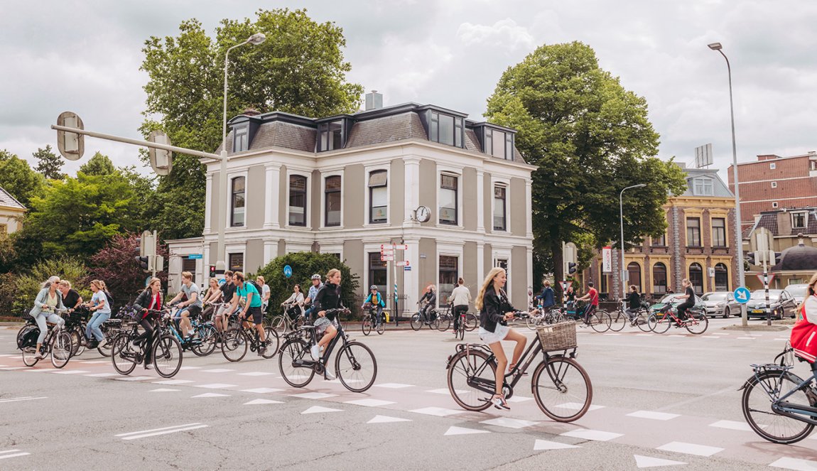 Cycling in Groningen