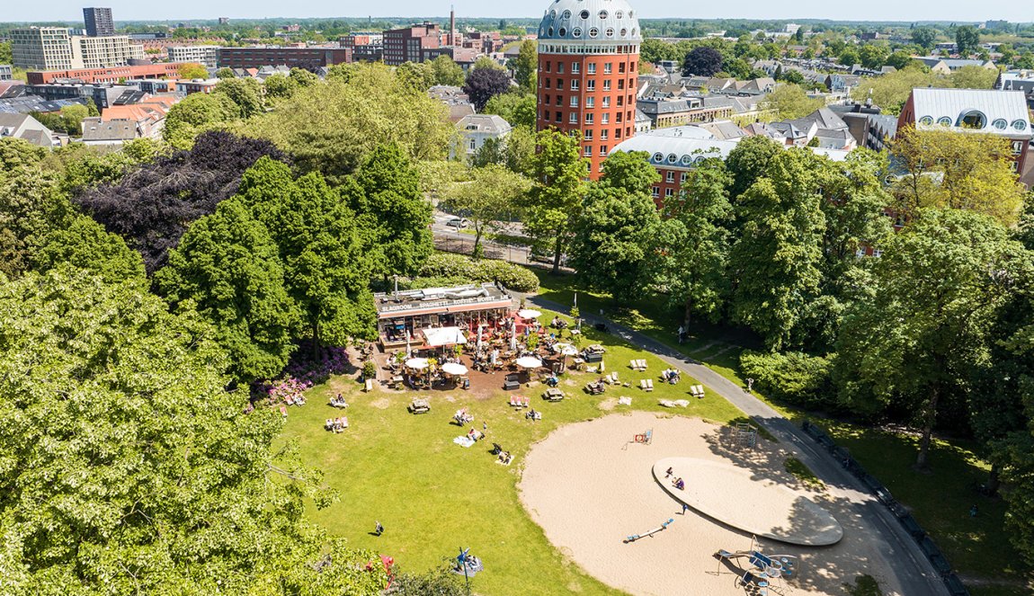 Bird view of T Huis in Breda