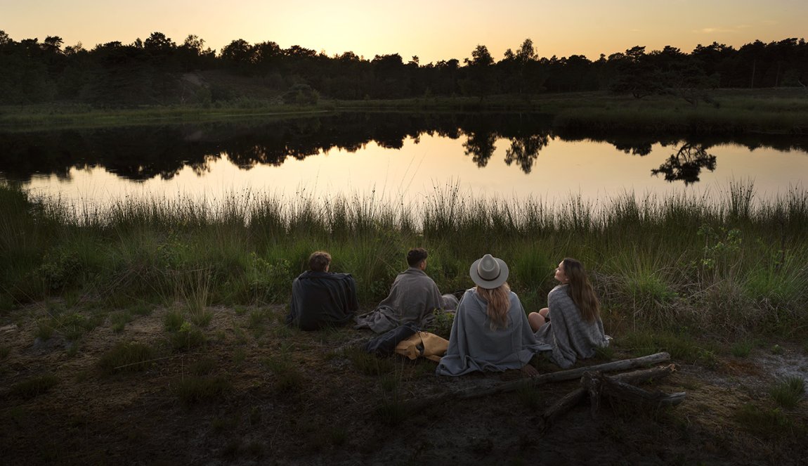 Sunset by the water Nationaal Park De Maasduinen 