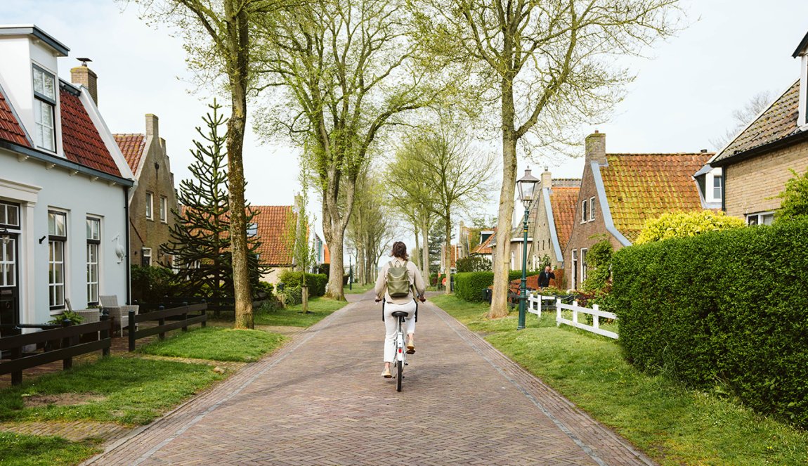 Cycling across Schiermonnikoog