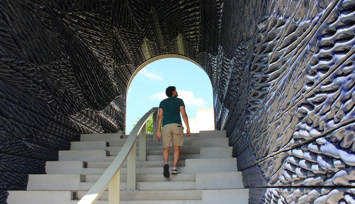 3D printed entrance gate Poortmeester Delft