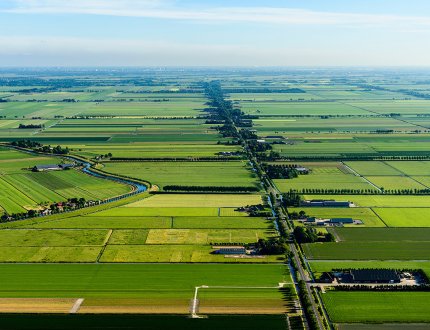 Westdijk Beemster with Eilandspolder at bottom