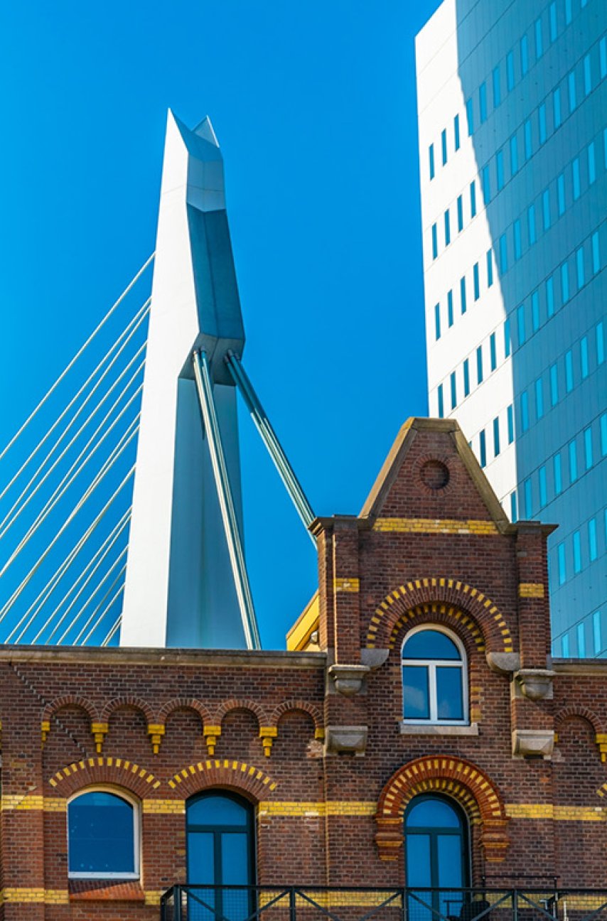 Rotterdam old and new architecture